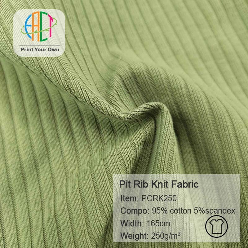 Lycra Rib Knit Cotton Lycra Rib Knit Fabric Wholesale | China Textile Factory